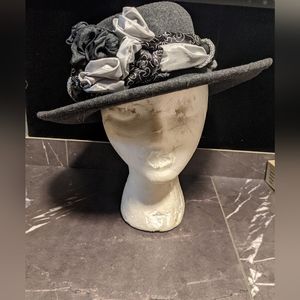 Women's 100% Wool Felt, Brimmed Hat